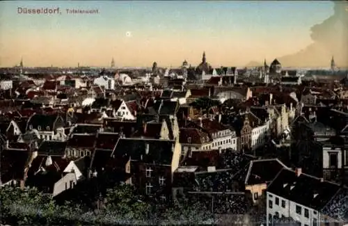 Ak Düsseldorf am Rhein, Gesamtansicht