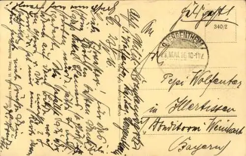 Ak Bad Mergentheim in Tauberfranken, Oberer Markt