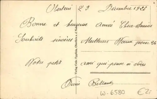 Ak Oberstein an der Nahe, Obere Hauptstraße