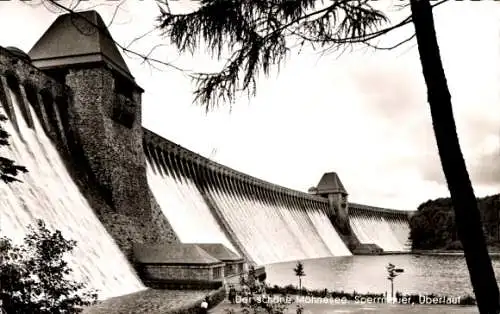 Ak Möhnesee in Westfalen, Sperrmauer