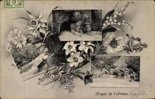 CPA Canton de Neuchâtel, Gorges de l'Areuse