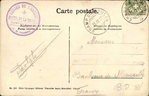 CPA Canton de Neuchâtel, Gorges de l'Areuse