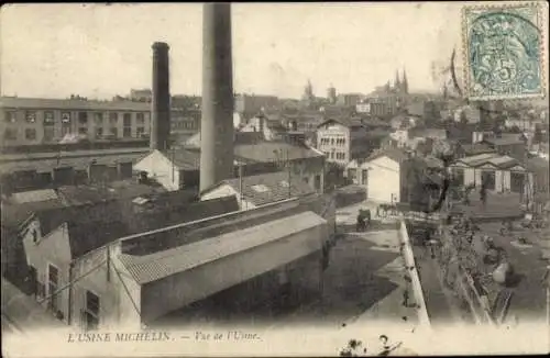 CPA Clermont Ferrand Puy de Dôme, Usine Michelin