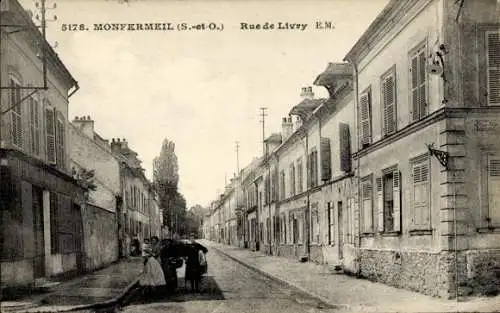 CPA Montfermeil Seine Saint Denis, Rue de Livry