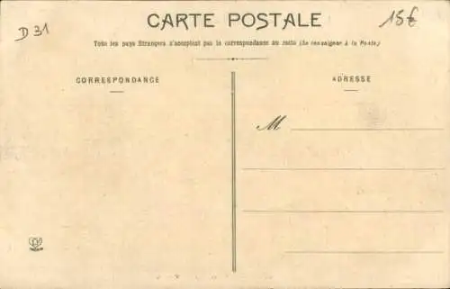 CPA Encausse Haute Garonne, Église et le village