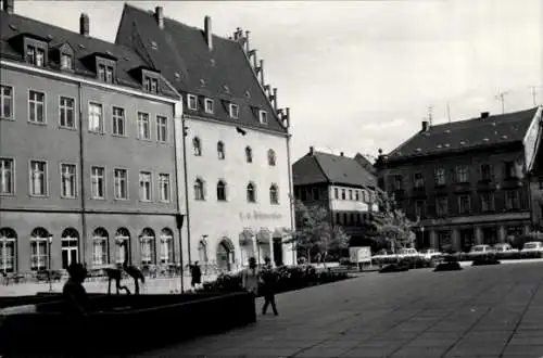 Foto Ak Zwickau, Neuberinplatz