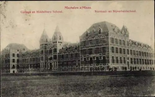 Ak Mechelen a. d. Maas, College, Middelbare School