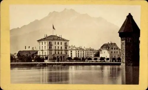 CdV Luzern, Hotel du Lac, Seeufer, Turm