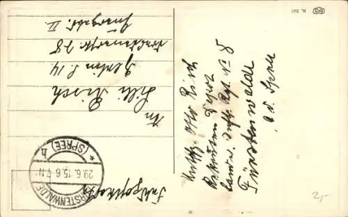 Ak Glückwunsch zum Geburtstag, Eichenlaub, Eisernes Kreuz