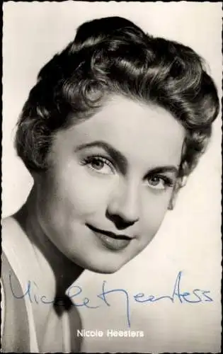 Ak Schauspielerin Nicole Heesters, Portrait, Film Das Liebesleben des schönen Franz