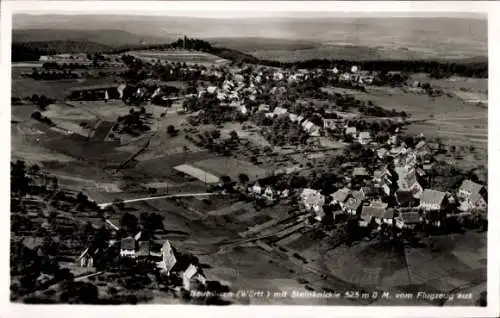 Ak Neuhütten Wüstenrot in Württemberg, Steinknickle, Fliegeraufnahme