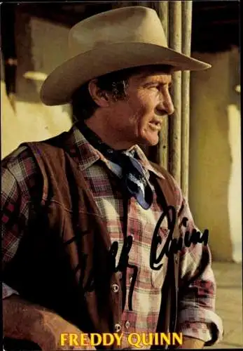 Foto Sänger Freddy Quinn, Autogramm