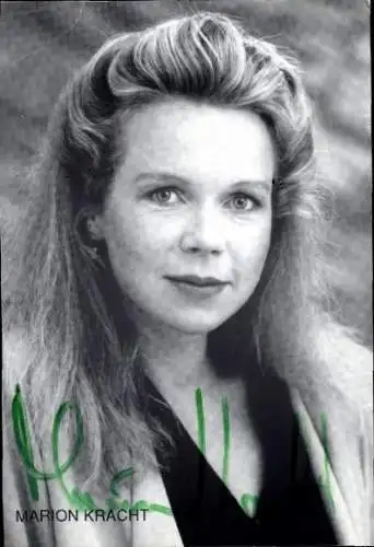 Foto Schauspielerin Marion Kracht, Autogramm