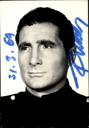 Ak Schauspieler und Sänger Freddy, Freddy Quinn, Portrait, Autogramm