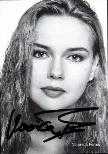 Ak Schauspielerin Veronica Ferres, Portrait, Autogramm