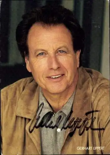 Foto Ak Schauspieler Gerhardt Lippert, Autogramm