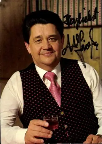 Foto Max Grießer, Autogramm