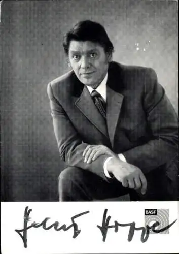 Ak Sänger Heinz Hoppe, Portrait