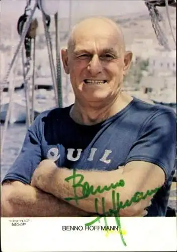 Foto Ak Schauspieler Benno Hoffmann, Autogramm