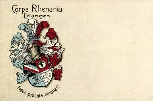 Studentika Ak Erlangen, Corps Rhenania, Wappen, KSCV