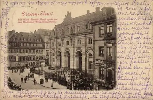 Ak Dresden Neustadt, Blockhaus, Wach-Parade-Musik