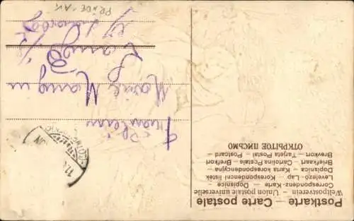 Präge Ak Liebespaar, Traurige Frau, Vergessen kann ich nicht