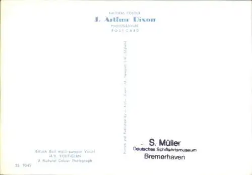 Ak Frachtschiff MV Vortigern