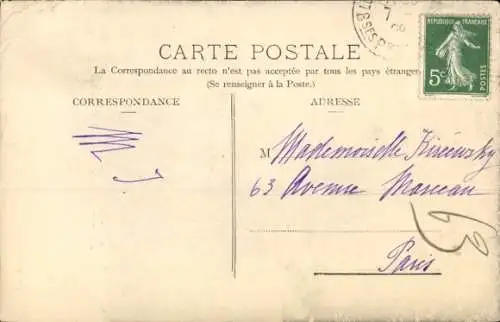 Ak Pyrenäen, Paar in Volkstrachten