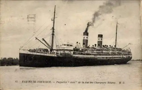 CPA Compagnie des Chargeurs Réunis, Paquebot Aste