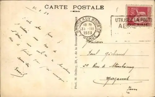 CPA Compagnie des Chargeurs Réunis, Paquebot Aste