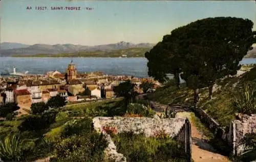 Ak Saint Tropez Var, Gesamtansicht