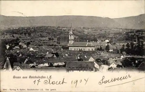 Ak Reichshoffen Reichshofen Elsass Bas Rhin, Gruß aus Reichshofen i. E., 17. Okt. 1904