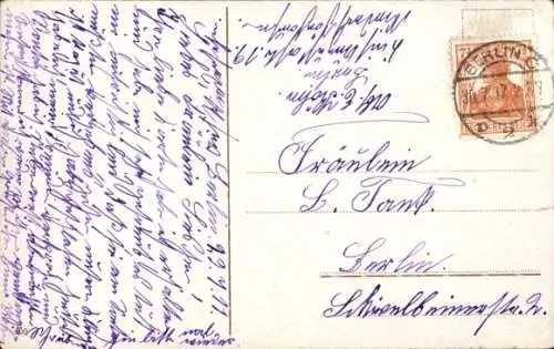 Ak Berlin, Jannowitzbrücke, Salondampfer, Straßenbahnen, Auto