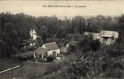 Ak Le Gué du Loir Loir et Cher, Vue générale