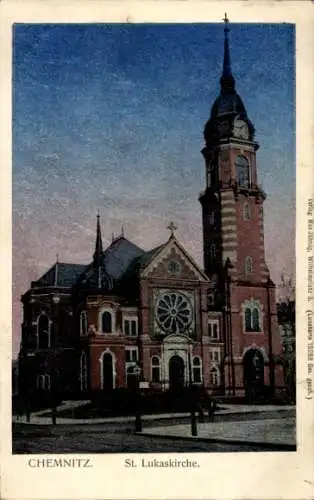 Ak Chemnitz in Sachsen, St. Lukaskirche