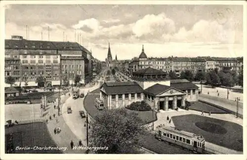 Ak Berlin Schöneberg, Wittenbergplatz, Tauentzienstraße, Straßenbahn