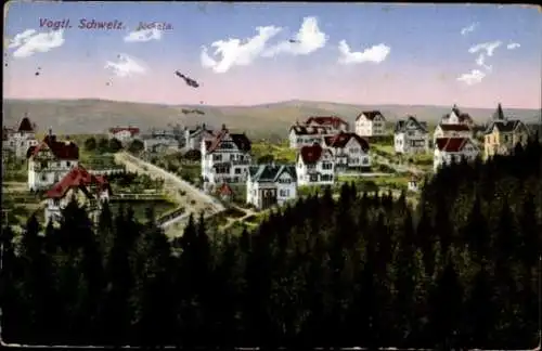 Ak Jocketa Pöhl im Vogtland, Elstertalbrücke, Vogtl. Schweiz.