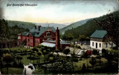Ak Netzschkau im Vogtland, Gastwirtschaft Bad Rosenthal