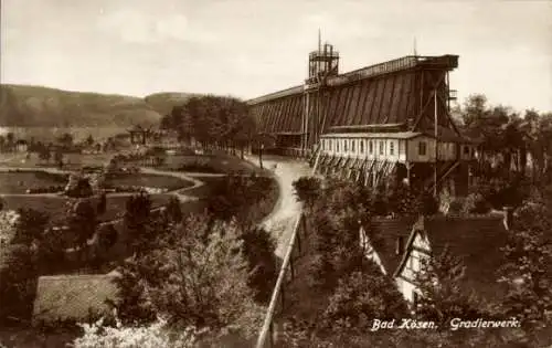 Ak Bad Kösen Naumburg an der Saale, Blick auf das Gradierwerk