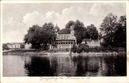 Ak Könnern im Salzlandkreis, Georgsburg, Inh. Rich. Neumann