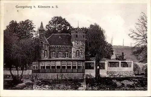 Ak Georgsburg Könnern in Sachsen Anhalt, Gastwirtschaft Richard Neumann