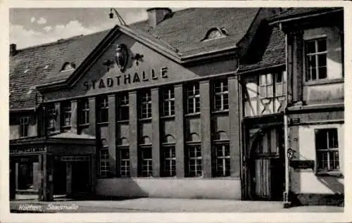 Ak Köthen in Anhalt, Stadthalle