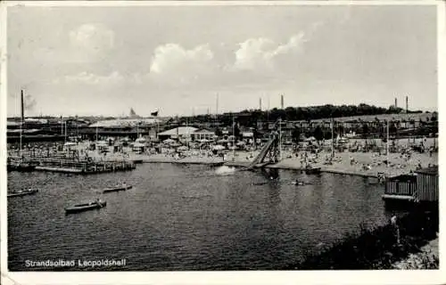 Ak Leopoldshall Staßfurt im Salzlandkreis, Strandsolbad