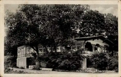 Ak Hohenwarthe Möser Jerichower Land, Elbschlösschen