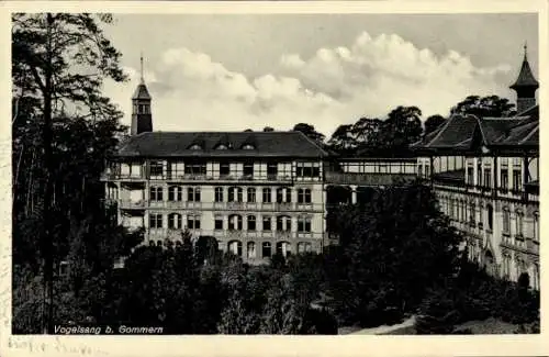 Ak Gommern Sachsen Anhalt, Heilstätte Vogelsang
