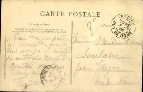 CPA Hieronimus Autriche sur sa Mercédés, causant avec Werner et Broun, Auto