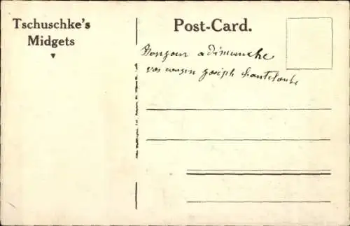 Ak Tschuschke's Midgets, Zirkus, Liliputaner