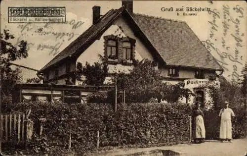 Ak Räckelwitz Oberlausitz, Bäckerei und Kaffee Leinert