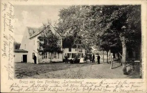 Ak Ohorn in Sachsen, Forsthaus Luchsenburg
