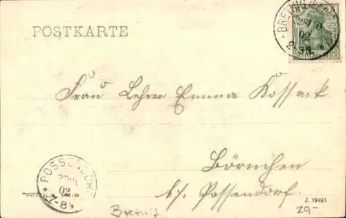 Ak Ohorn in Sachsen, Forsthaus Luchsenburg